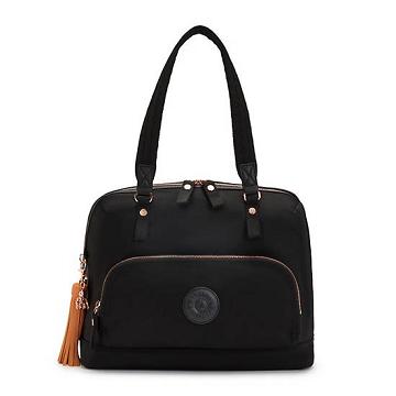 Kipling Linza 15" Shoulder Bag Laptop Taske Lyserød Sort | DK 1302CT